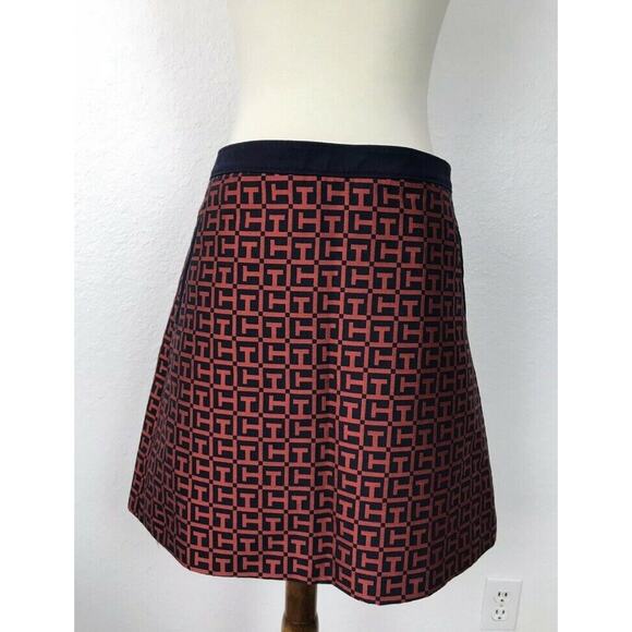 Tommy Hilfiger Multicolor Print A-Line Skirt Lined - Picture 1 of 4